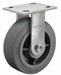 Plate Caster Rigid Rubber 5 5/8 H