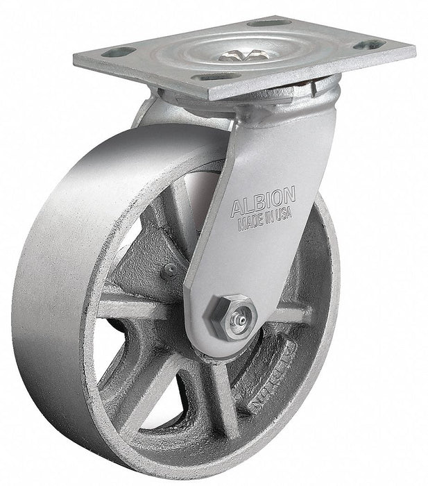 Plate Caster Swivel Iron 9 1/2 H