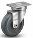 Plate Caster Swivel Rubber 5 1/8 H