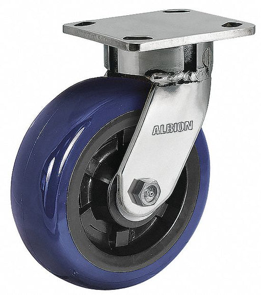 PlateCaster KingpinlessSwivel PU 5 5/8 H