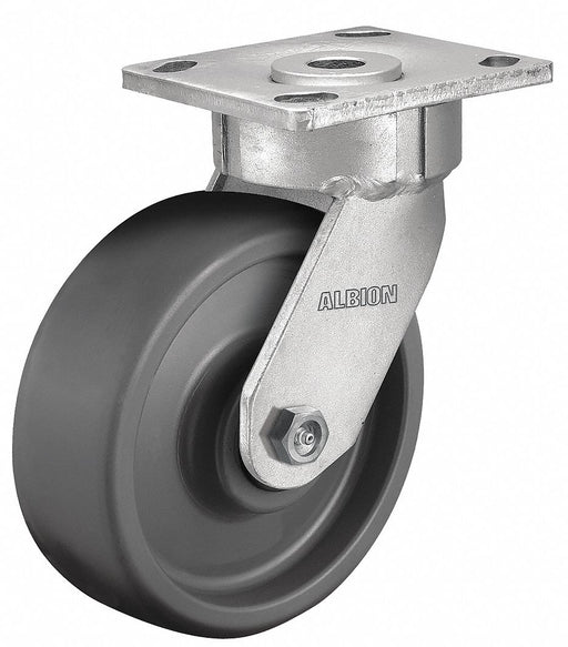 Plate Caster Swivel Polyolefin 5 5/8 H