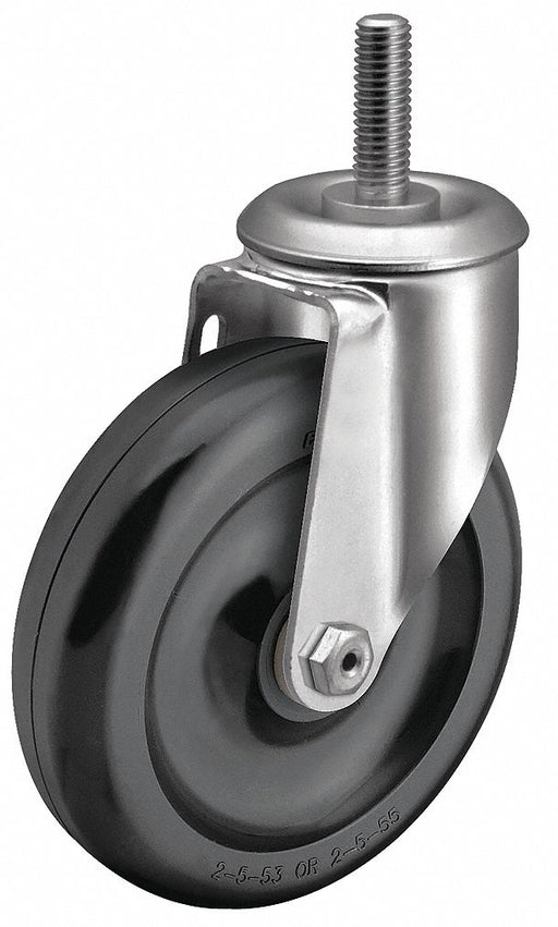 Stem Caster 4 dia Polypropylene 250lb