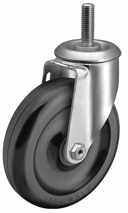 Stem Caster 3 dia Polypropylene 250lb
