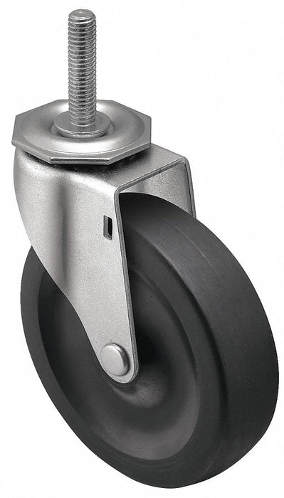 Stem Caster 4 dia Rubber 125lb