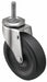 Stem Caster 4 dia Rubber 125lb