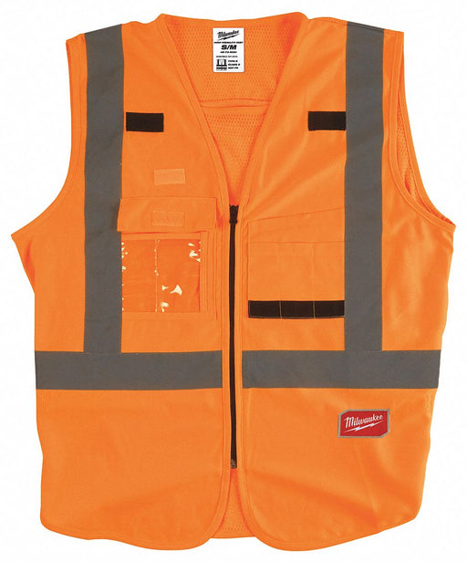 K9329 High Visibility Vest S/M Orange/Red
