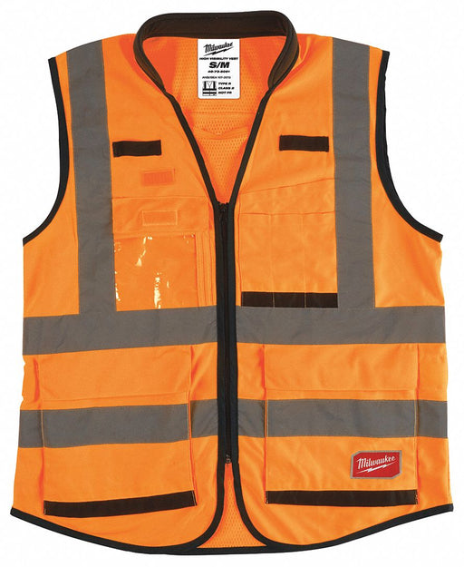 K2426 High Visibility Vest S/M Orange/Red