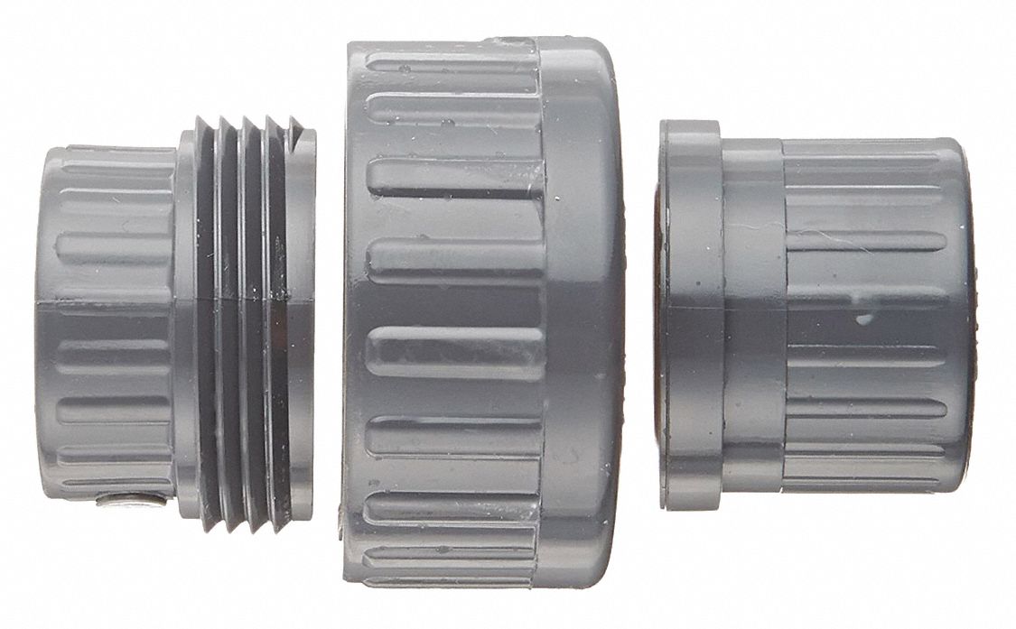 Threaded PVC Union Fitting 2-3/32 L