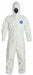 D2198 Hooded Coveralls 2XL Wht Tyvek 400 PK25