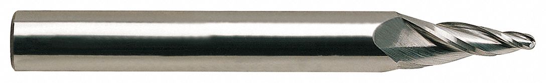 Tapered End Mill 0.375 in Carbide