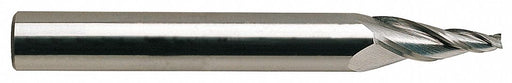 Tapered End Mill Single End 1/4 Carbide