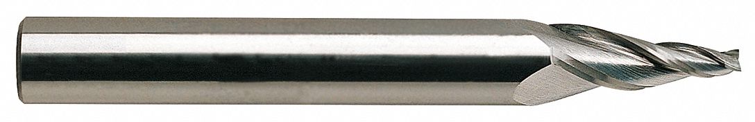 Tapered End Mill Single End 3/8 Carbide