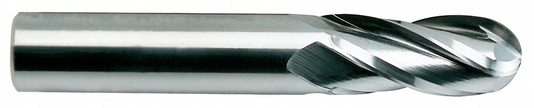 Ball End Mill 0.125 in Carbide