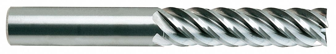 Square End Mill 1 in Carbide