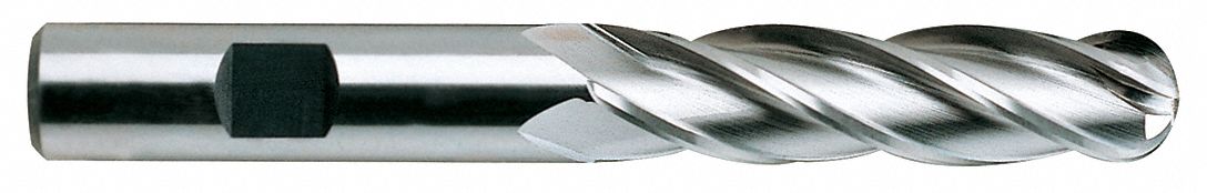 Ball End Mill Single End 3/4 Cobalt