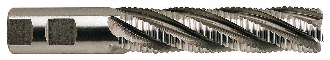 Sq. End Mill Single End HSS 1/2 