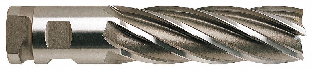Square End Mill Single End 2 HSS