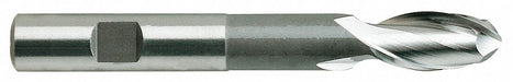 Ball End Mill Single End 3/16 HSS