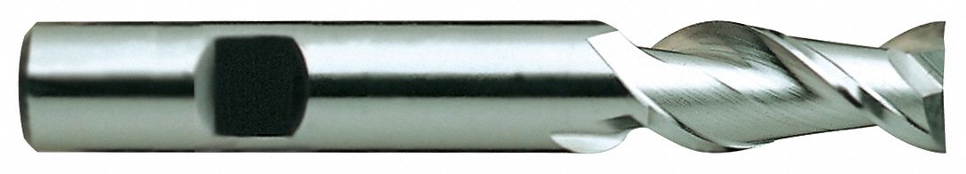 Square End Mill Single End 2 HSS