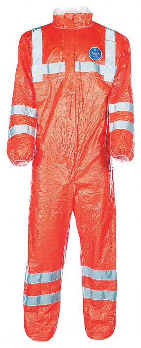 Coveralls 6XL Org Tyvek 500 HV PK25