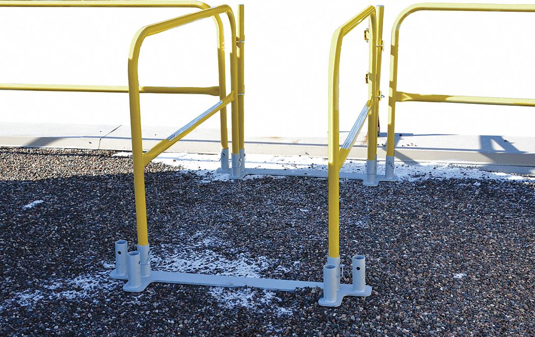 Guardrail Yellow Overall 3-1/2 ft H