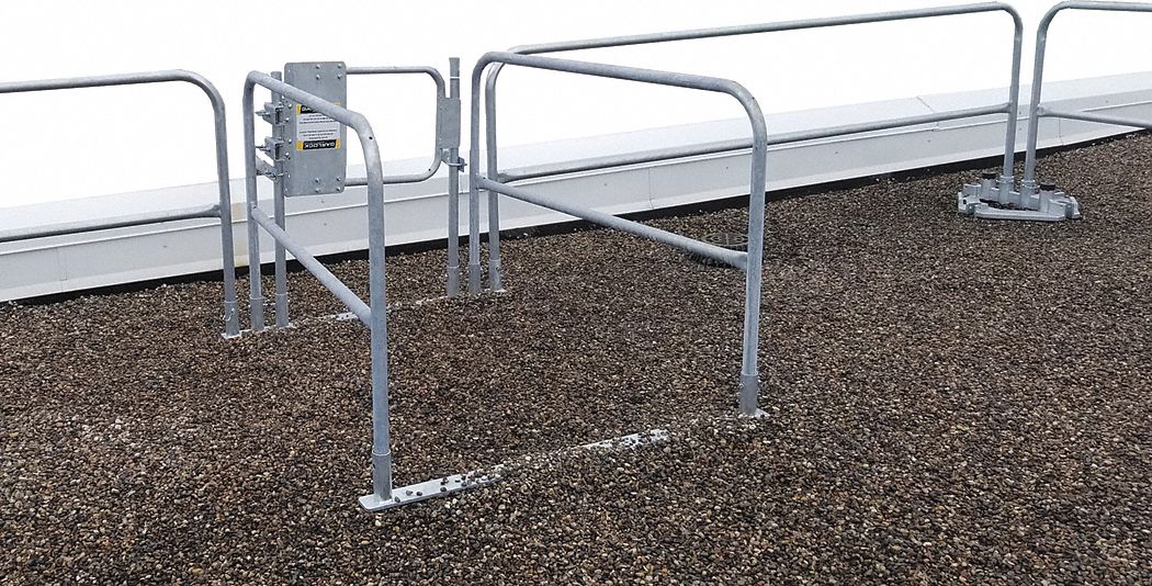 Guardrail Gray Overall 3-1/2 ft H