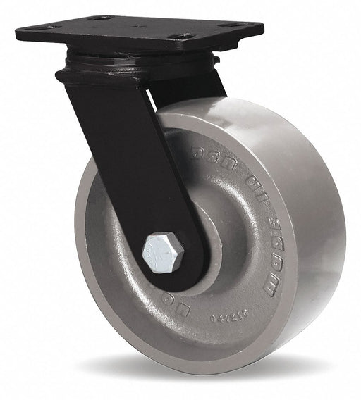 Plate Caster Swivel Iron 10 1/4 H
