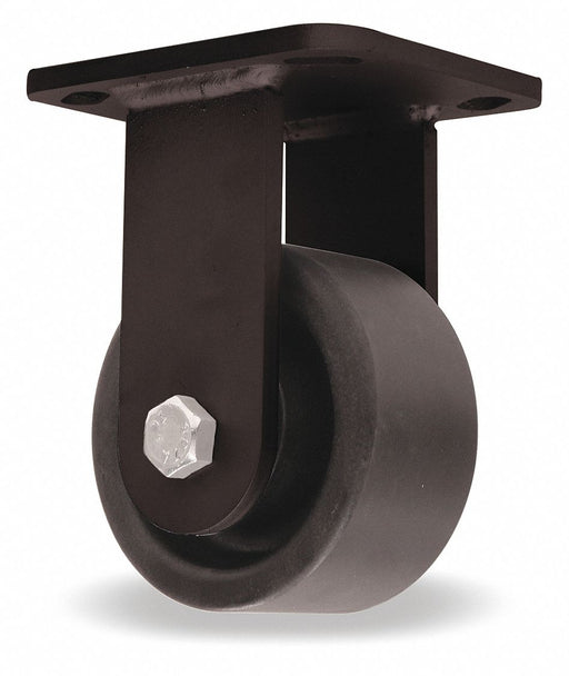 Plate Caster Rigid Nylon 5 5/8 H