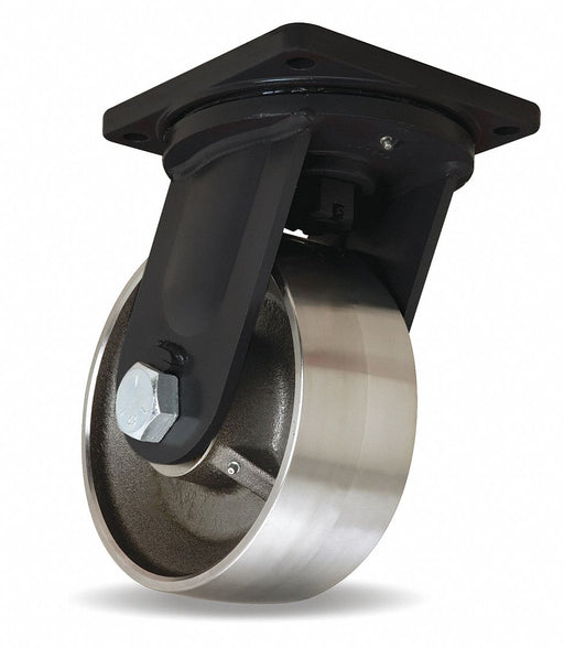 Plate Caster Swivel Steel 13 H