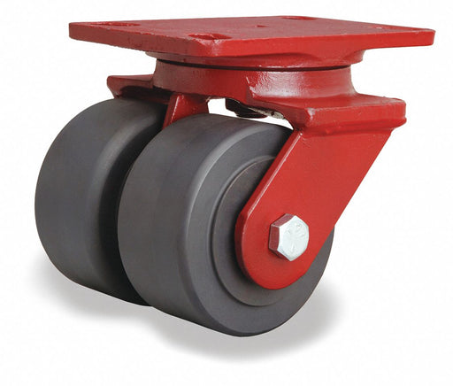 Plate Caster Swivel Nylon 5 5/8 H