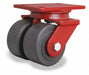 Plate Caster Swivel Nylon 5 5/8 H