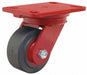 Plate Caster Swivel Rubber 5 5/8 H