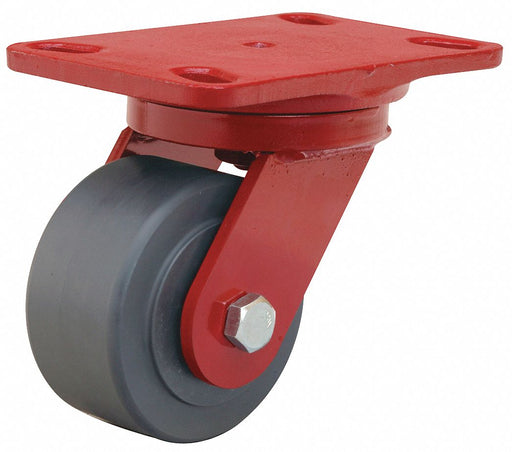 Plate Caster Swivel Nylon 5 5/8 H