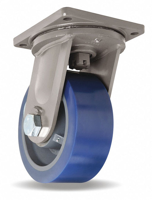Plate Caster Swivel Polyurethane 13 H