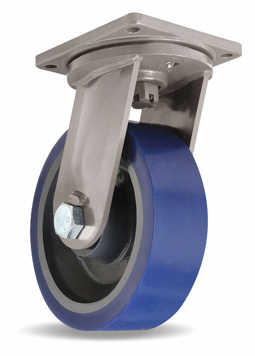PlateCaster Swivel Polyurethane 15 1/2 H