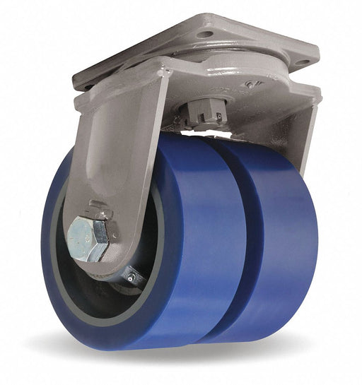 Plate Caster Swivel Polyurethane 13 H