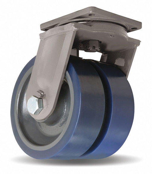 PlateCaster Swivel Polyurethane 15 1/2 H