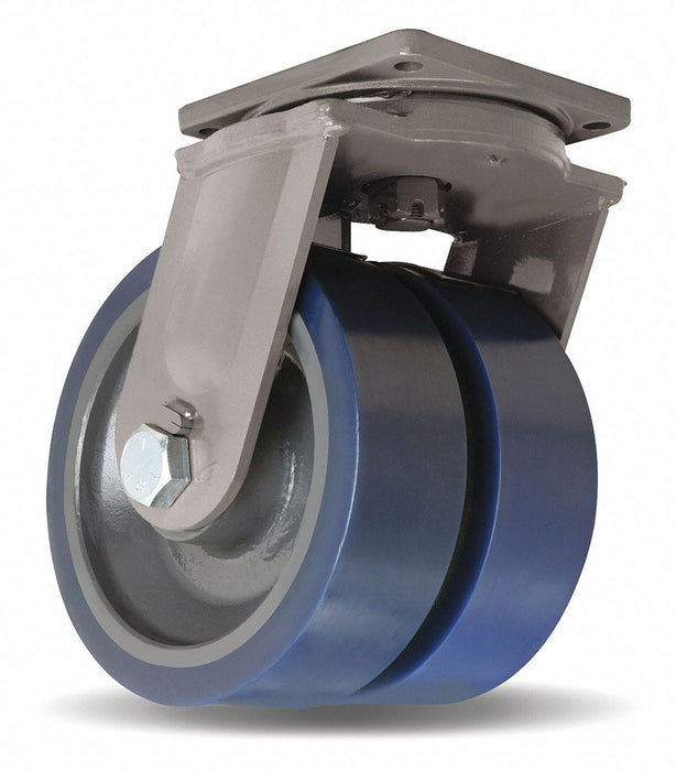 PlateCaster Swivel Polyurethane 15 1/2 H