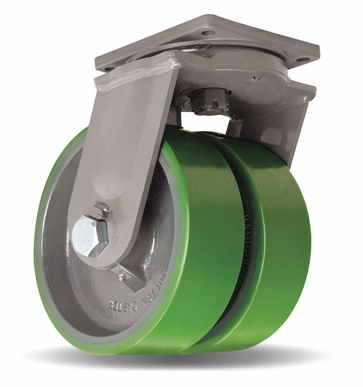Plate Caster Swivel Polyurethane 13 H