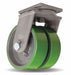 Plate Caster Swivel Polyurethane 13 H