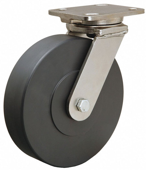 Plate Caster Swivel Nylon 9 3/4 H