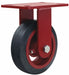 Plate Caster Rigid Rubber 7 3/4 H