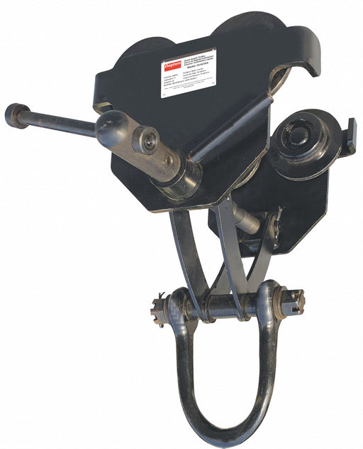 Push Trolley 2000 lb Load Capacity