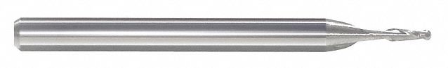 Ball End Mill Single End 1/16 Carbide