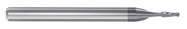 Ball End Mill Single End 3/64 Carbide