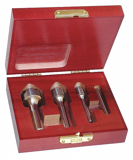 Countersink Set Carbide 4 Pieces