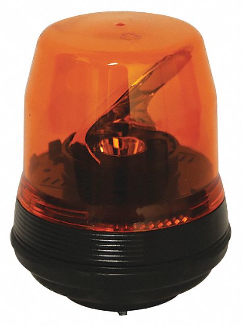Rotating Beacon Amber Permanent 6 dia.