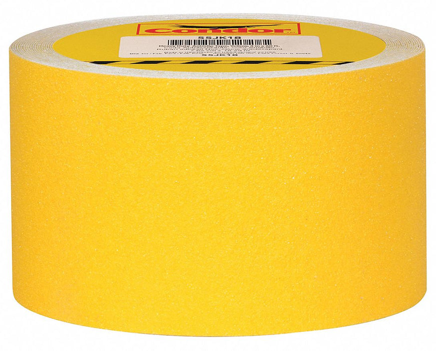 AntiSlip Tape 60 ftLx4 W YLW 46Grit PK3