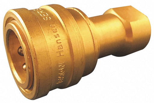 Brass Female Half/Valved 1 Inch Body