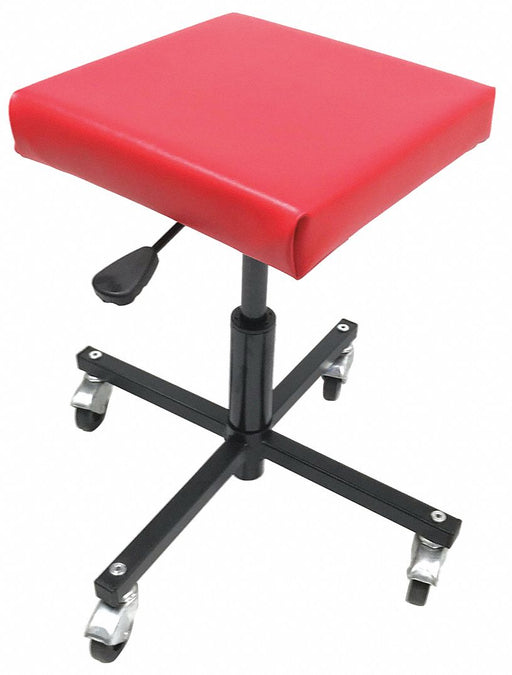 Mechanic Seat 25-3/4 H Steel 4 Wheels